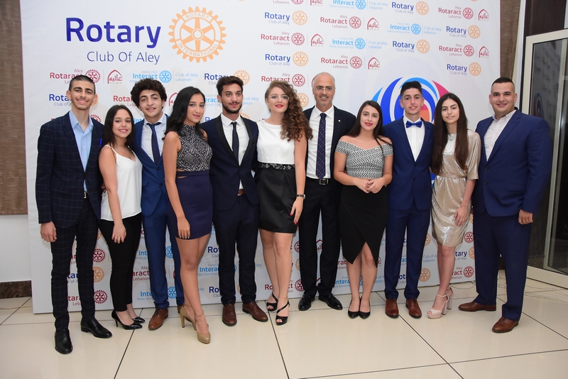 Rotary Rotaract and Interact Handing Over